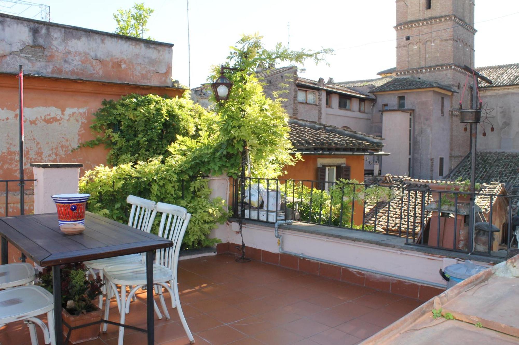 Casa Greco - Attico Con Terrazza, Trastevere Róma Kültér fotó
